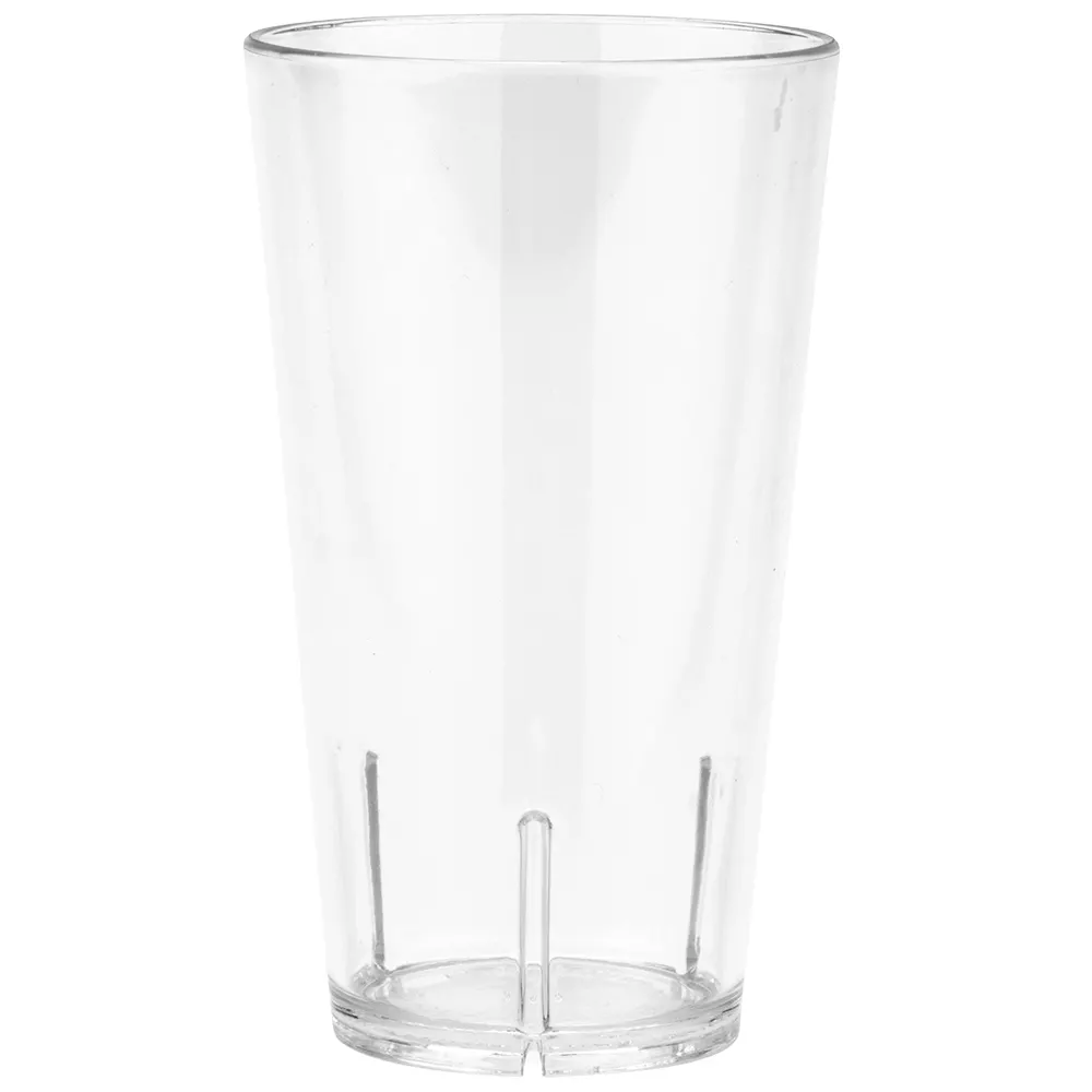 G.E.T. S-15-1-CL Clear 14 oz SAN Plastic Tumbler (16.45 oz Rim Full)