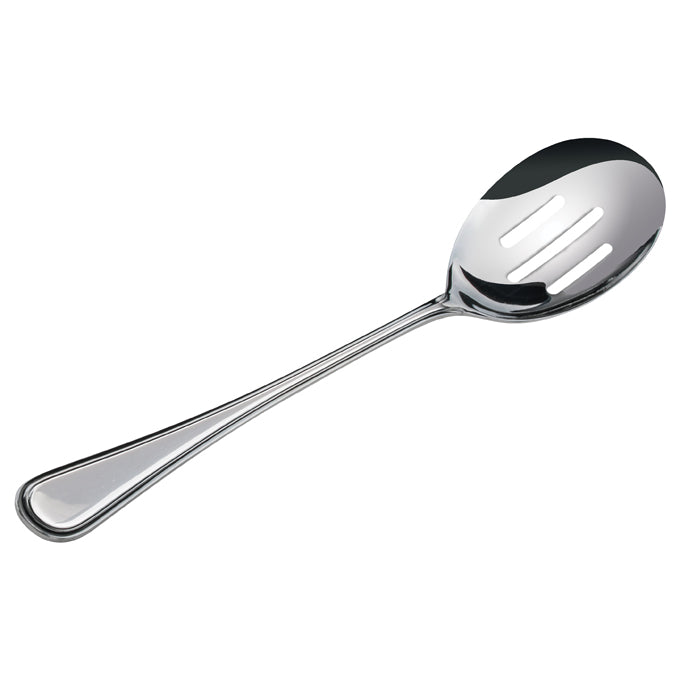 Winco 0030-24 11.5" Shangarila Slotted Serving Spoon