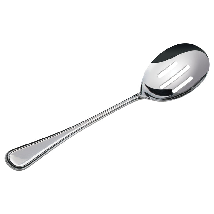 Winco 0030-24 11.5" Shangarila Slotted Serving Spoon Winco