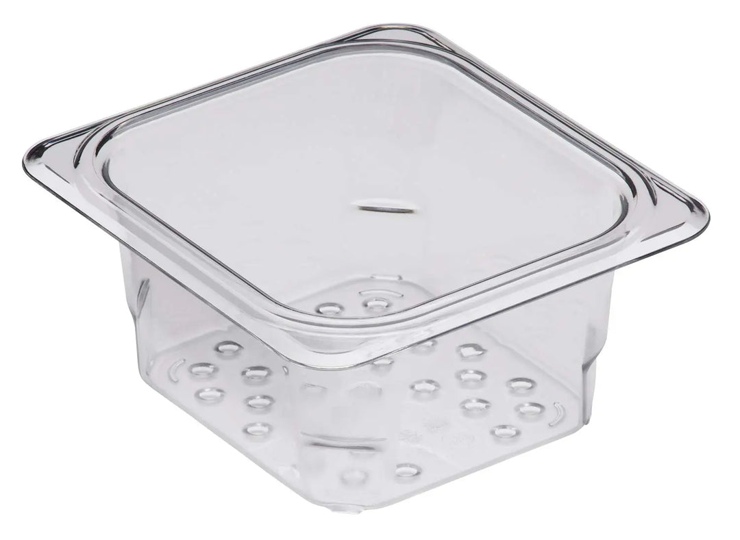 Cambro Camwear 63CLRCW-135 1/6 Size 3" Colander Food Pan Cambro