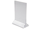 Winco ATCH-46 Table Card Holder - Acrylic 4" X 6"