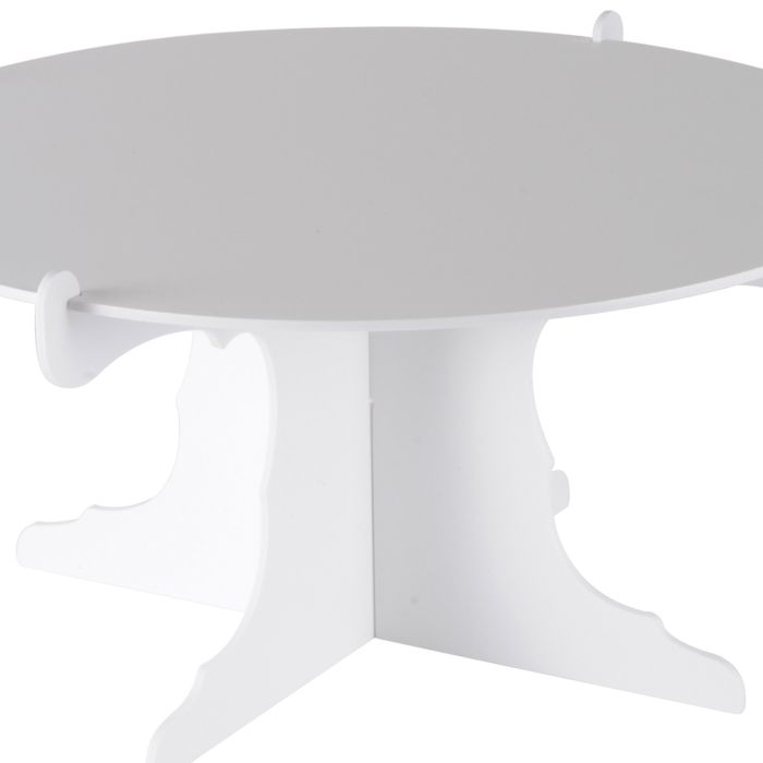 Beistle 53815-W Two White Cake Stands 12.5"