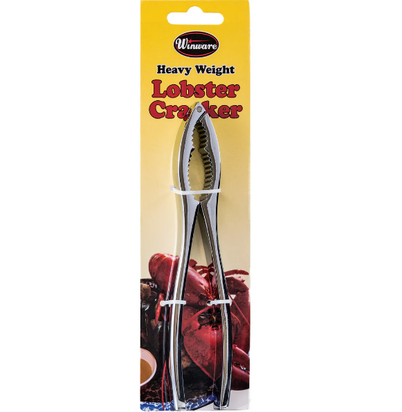 Winco LC-85 6" Double Jaw Heavyweight Lobster Cracker - Zinc Alloy - Carded Winco