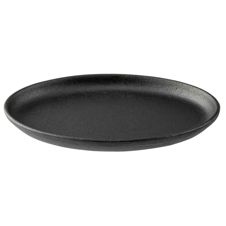 Tablecraft 10746 Oval Cast Iron Sizzle Platter 9.25" x 6.875" x .875"