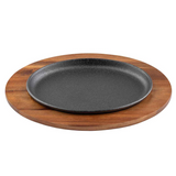 Tablecraft 10764 Acacia Wood Underliner for Cast Iron Oval Skillet