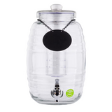 Tablecraft BDG1000 2.5 Gallon  Beehive Dispenser with Ice Core Infuser and Chalkboard Necklace Beverage