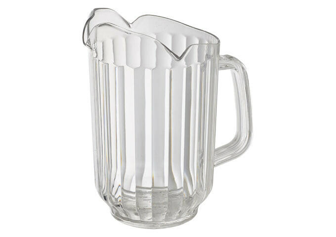 Carlisle 60 oz VersaPour Clear 3 Spout Pitcher (WPCT-60C) Carlisle