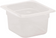 Cambro Camwear 64PP 1/6 Size 4" Translucent Food Pan