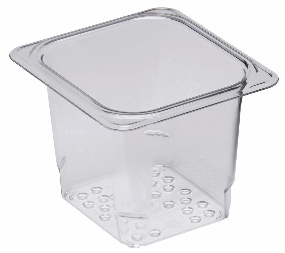 Cambro Camwear 65CLRCW-135 1/6 Size 5" Colander Food Pan