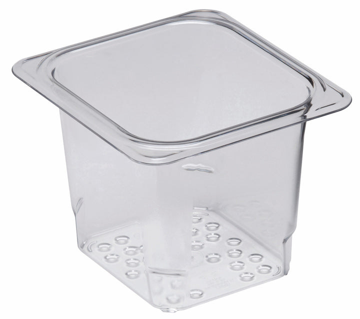 Cambro Camwear 65CLRCW-135 1/6 Size 5" Colander Food Pan Cambro
