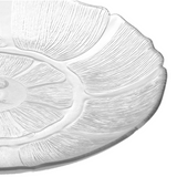 Carlisle 695607 9" Plastic Petal Mist Clear Plate