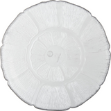 Carlisle 695607 9" Plastic Petal Mist Clear Plate
