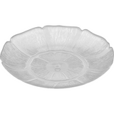 Carlisle 695607 9" Plastic Petal Mist Clear Plate