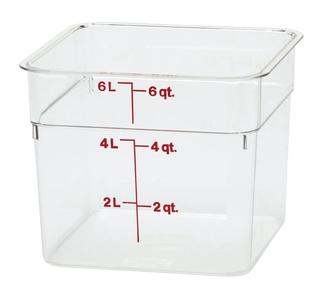 Cambro 6SFSCW-135 6 Qt Square Container Cam-Wear