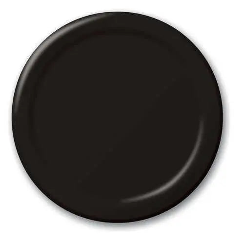 Creative Converting 7" Round Black Paper Plates Creative Converting