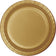 Creative Converting 7" Round Gold Paper Plates