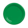 Creative Converting 7" Round Emerald Green Plastic Plates