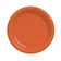 Creative Converting 7" Round Sunkissed Orange Plastic Plates