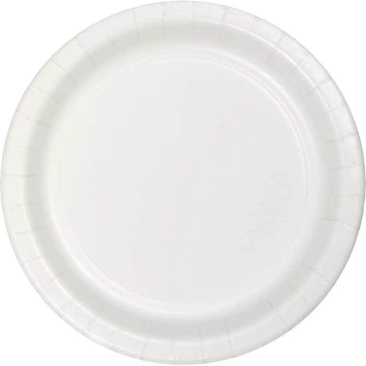 Creative Converting 7" Round White Paper Plates Creative Converting