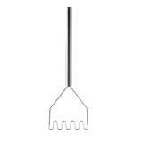 Tablecraft 7424 24" Stainless Steel Square Potato Masher