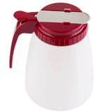 Tablecraft 748R 48 Oz Red Top Poly Dispenser