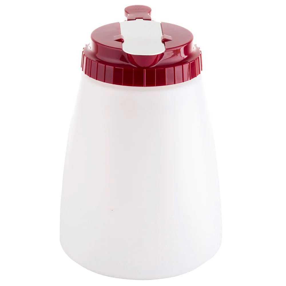 Tablecraft 748R 48 Oz Red Top Poly Dispenser