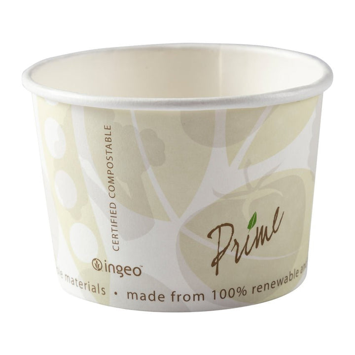 AmerCareRoyal FC-8 8 Oz Paper Food Container 1,000/Case AmerCareRoyal