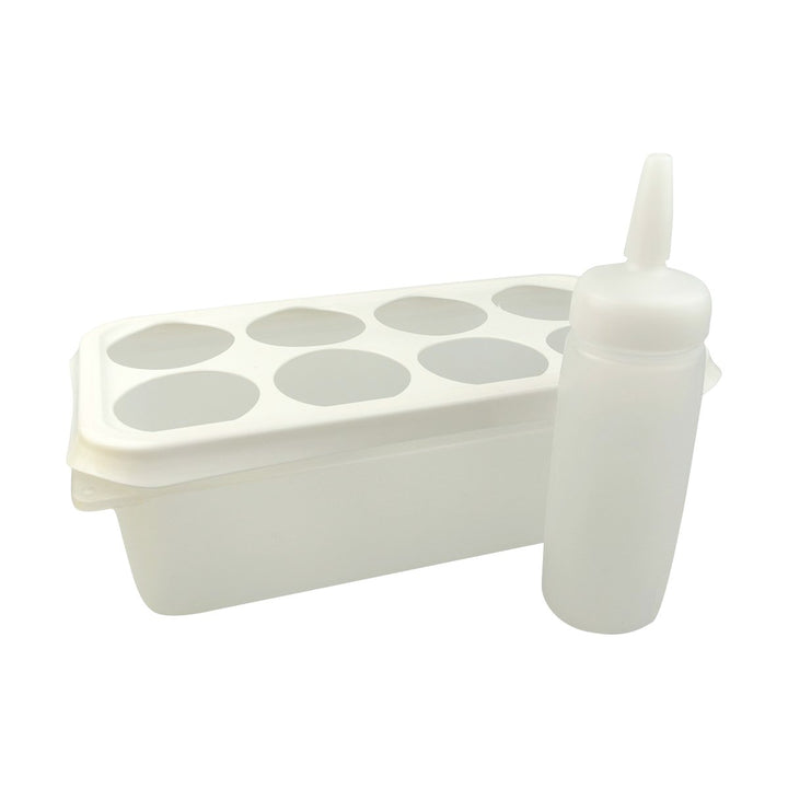Araven 01473 Squeeze Bottle Organizer Holds 8 Bottles