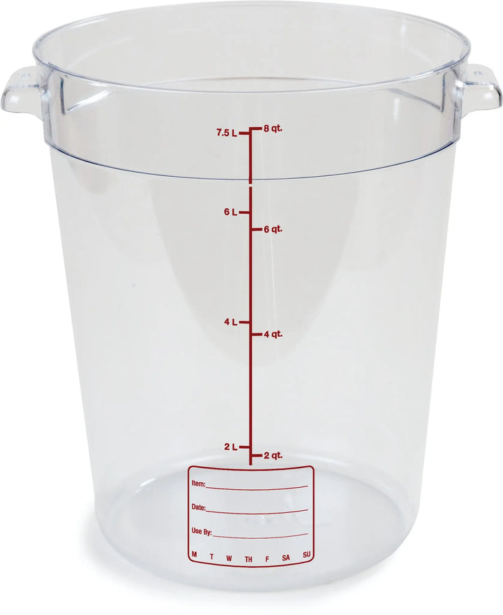 8 Qt Round Clear Container Storplus (10766-07) Storeplus