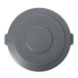 Rubbermaid Round Gray Lid for 32 Gal Brute