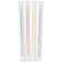 8.5" Wrapped Neon Stripe Smoothie Boba Straws (1249011)