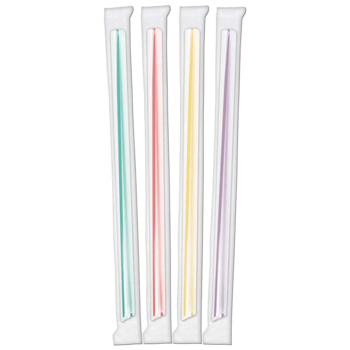 8.5" Film Wrapped Smoothie Straws (1249009) Berk Enterprises