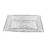 American Metalcraft BNBC33 Chrome Rectangular Birdnest Metal Basket 18.25"