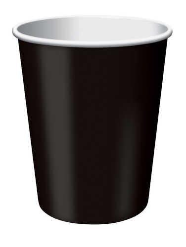 9 Oz Black Paper Cups