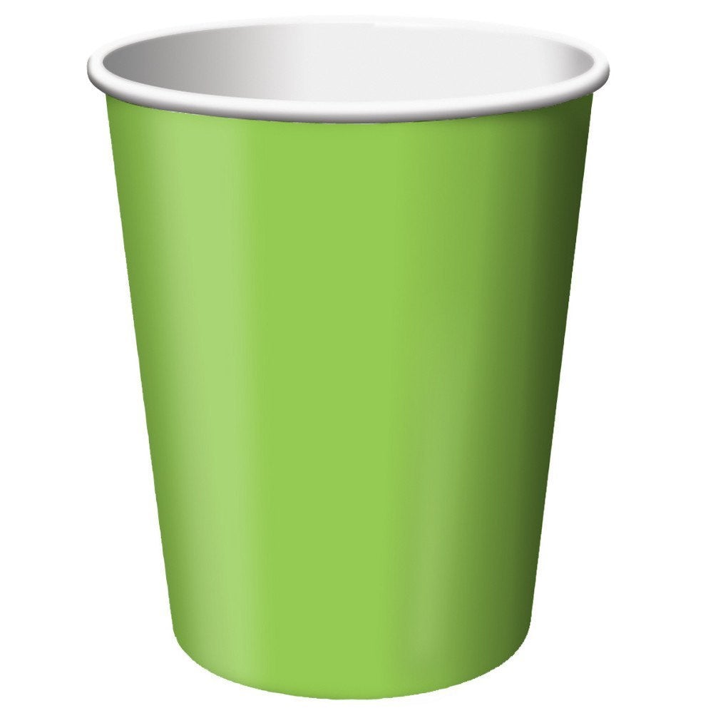 9 Oz Lime Paper Cups
