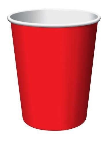 9 Oz Red Paper Cups