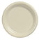 Creative Converting 9" Round Ivory Plastic Plates