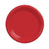 Creative Converting 7" Round Red Plastic Plates