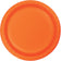 Creative Converting 9" Round Sunkissed Orange Paper Plates