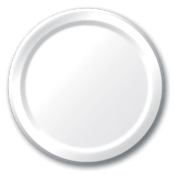Creative Converting 9" Round White Paper Plates Creative Converting