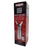Chef Master 90077 2 Pints Deluxe Whipped Cream Dispenser