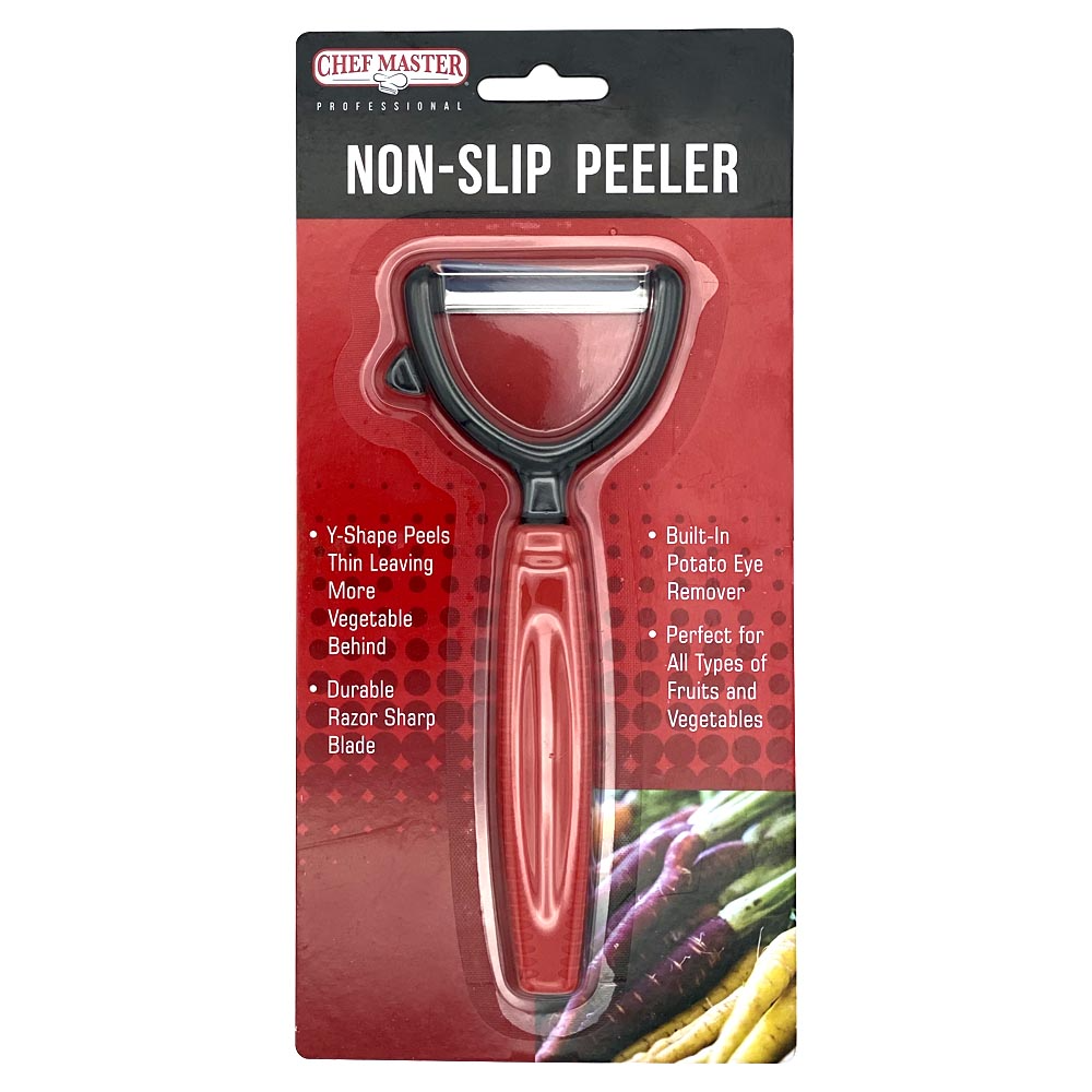 Chef Master 90238 Non-Slip Y-Shape Peeler