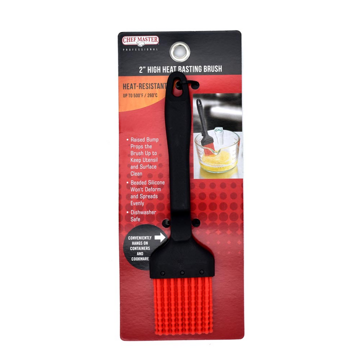 Chef Master 90248 2" High Heat Silicone Basting Brush Chef-Master