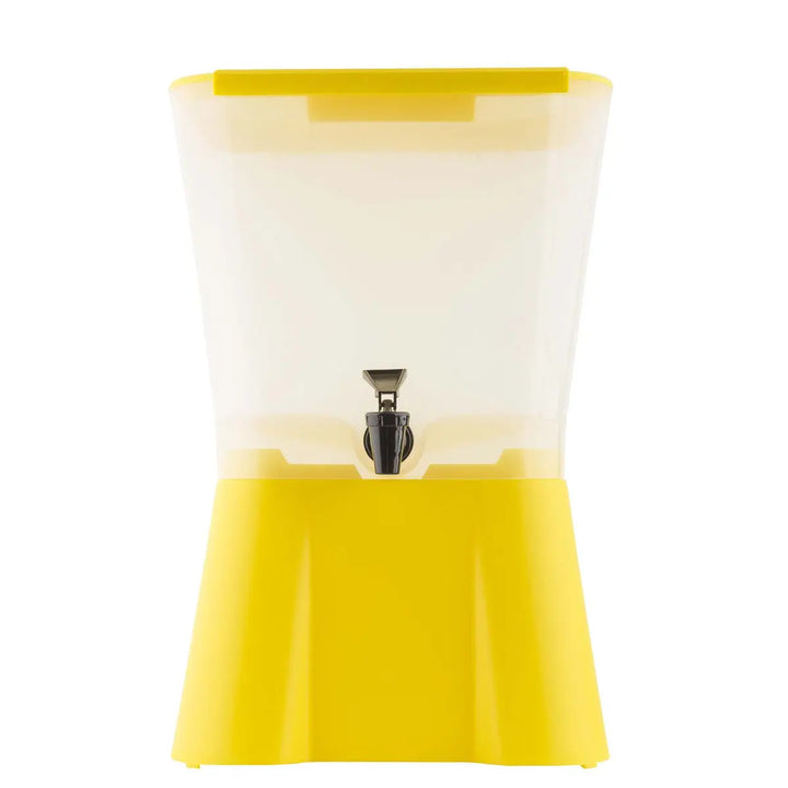Tablecraft 955 3 Gallon Beverage Dispenser Yellow  White Tablecraft