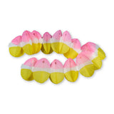 12' Pink White and Yellow Easter Egg Garland
