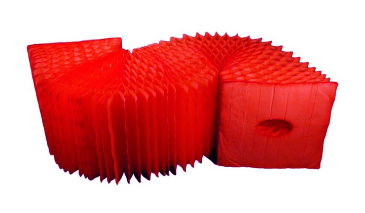 11.5' Red Vertical Paper Garland ShopAtDean
