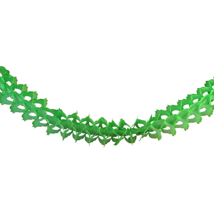12' Bright Green Paper Garland ShopAtDean