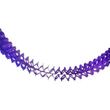 12' Purple Tissue Garland