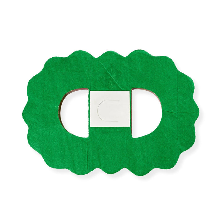 Beistle 12' Red, White and Green Paper Garland Beistle