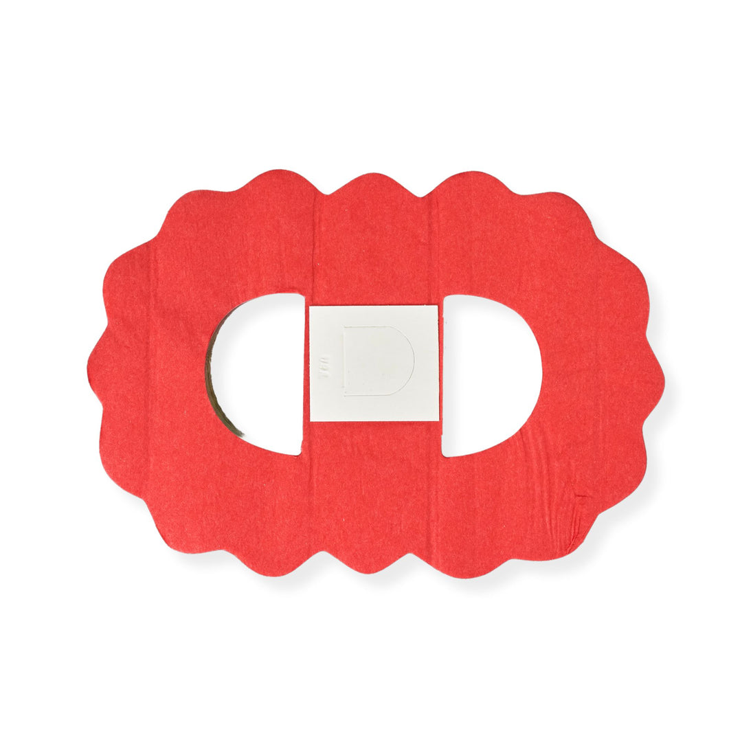 Beistle 12' Red, White and Green Paper Garland